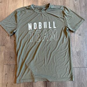 NOBULL Men's Short Sleeve Tee in Olive Green, CrossFit, Men’s Large